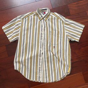 Vintage Tommy Hilfiger Short Sleeve Button Up